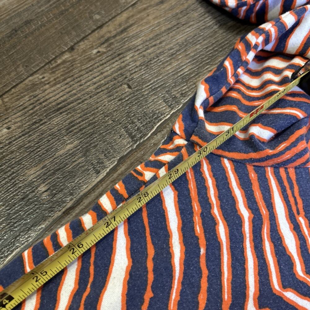 VTG 90’s Chicago Bears ZUBAZ Orange/Navy Striped Hammer Pants SZ M - Cool - Picture 5 of 5